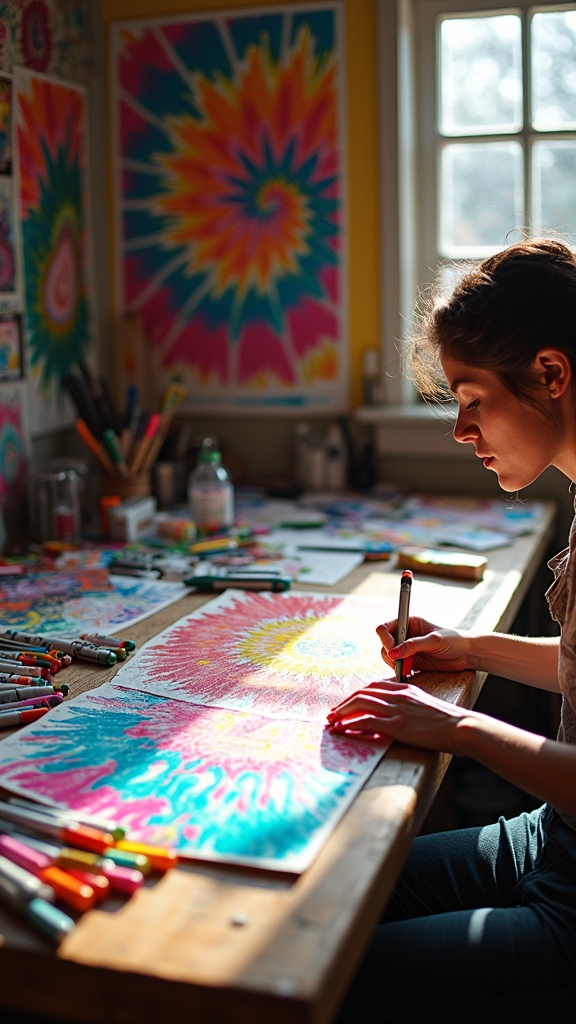 vibrant colors and patterns