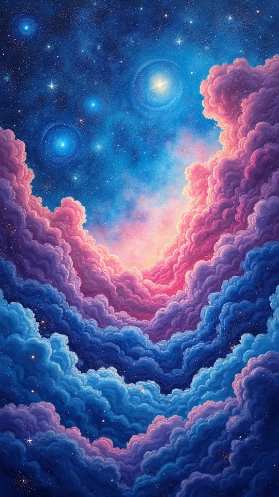 vibrant galaxy art techniques