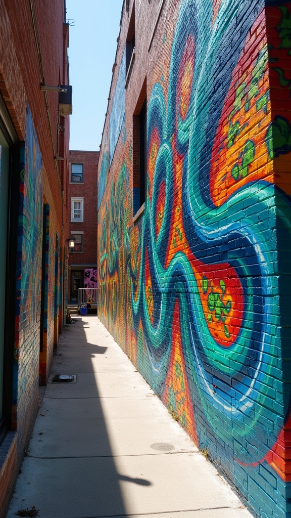 vibrant outdoor mural techniques