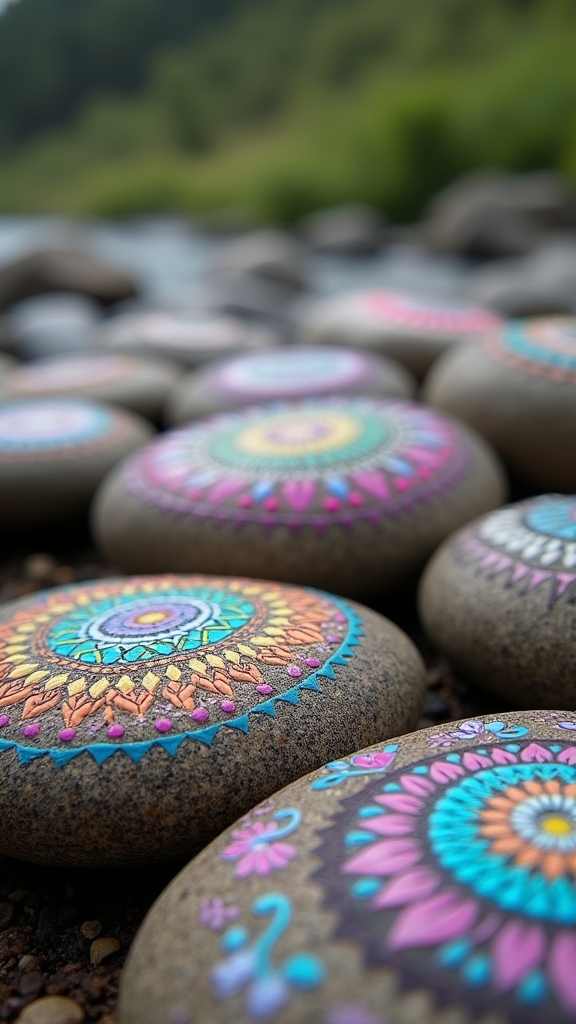 vibrant rock painting techniques