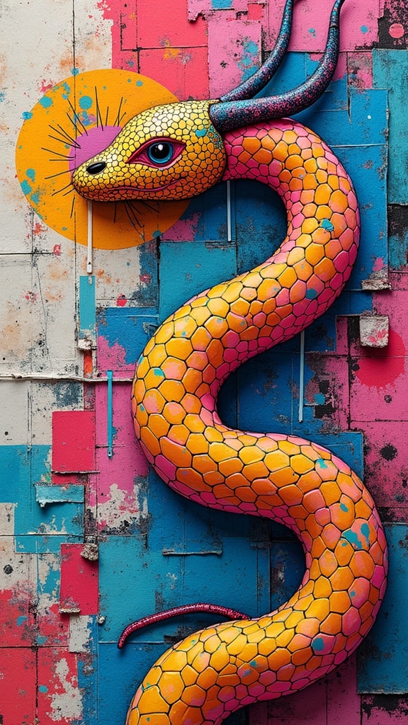 vibrant textures with posca