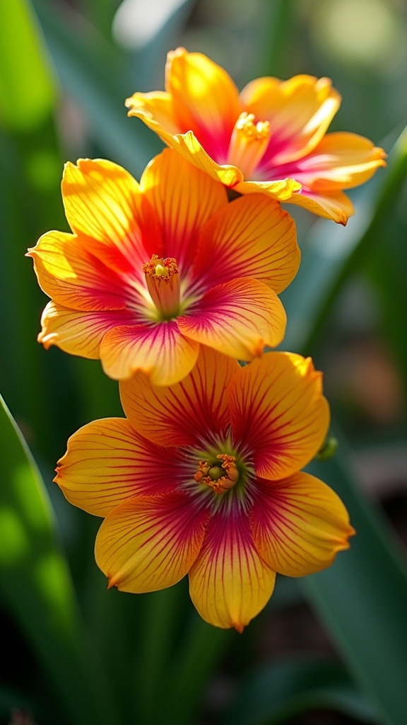 vibrant tropical flower masterpiece