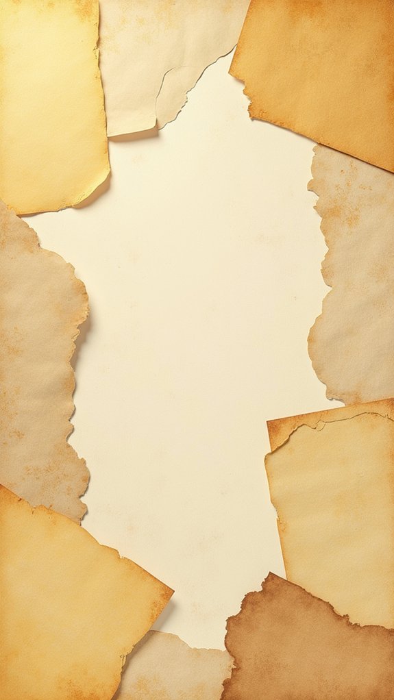 vintage artistic paper effects