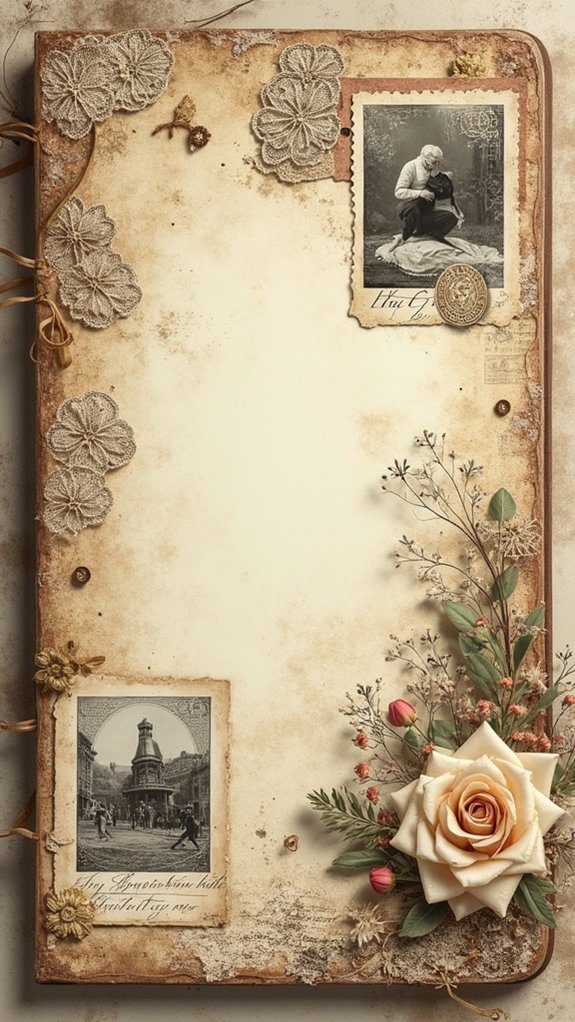vintage nostalgia through layering