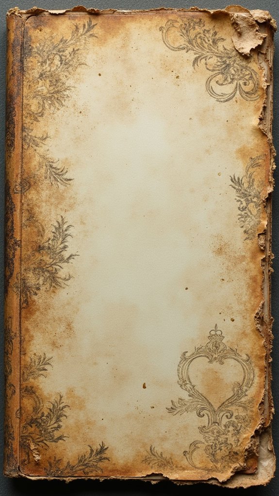 vintage textured sketchbook covers