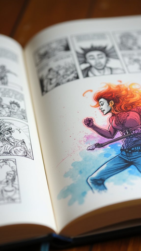 visual narratives through sketches