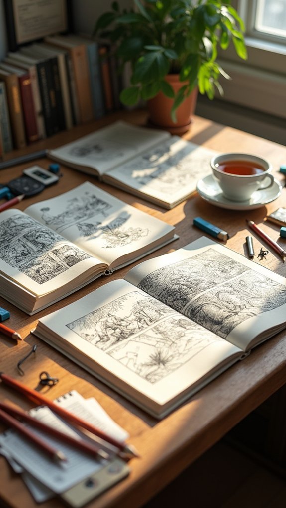 visual storytelling through sketches