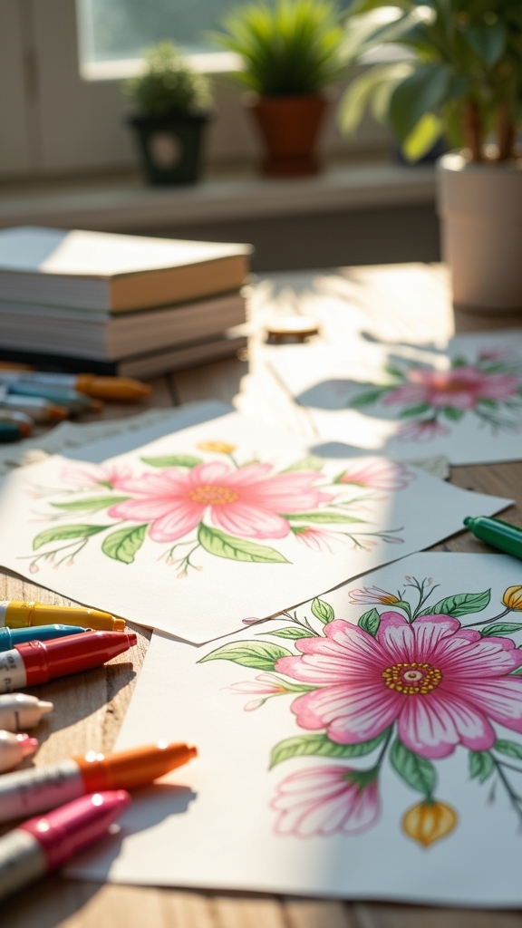 vivid floral art techniques