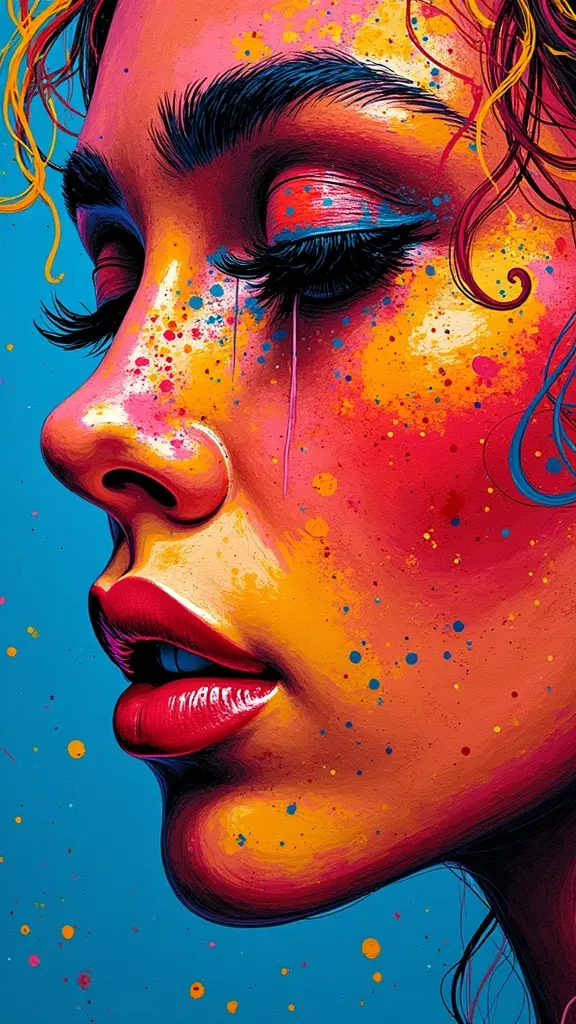 vivid portraits with posca