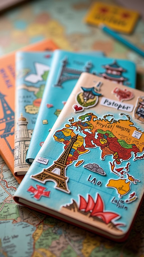 wanderlust through sticker aesthetics
