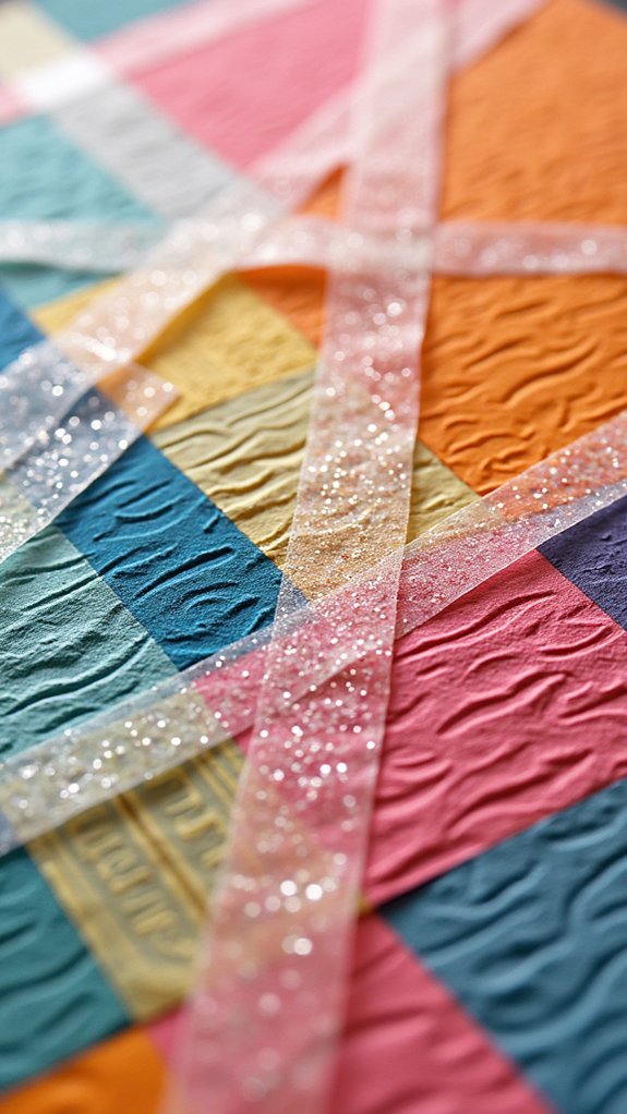 washi tape texture techniques