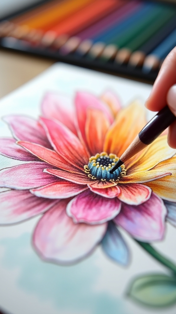 watercolor pencil activation techniques
