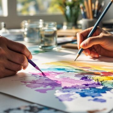 watercolor pencil art techniques