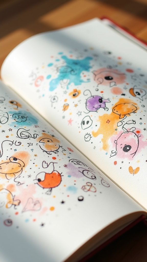 whimsical everyday doodle transformations