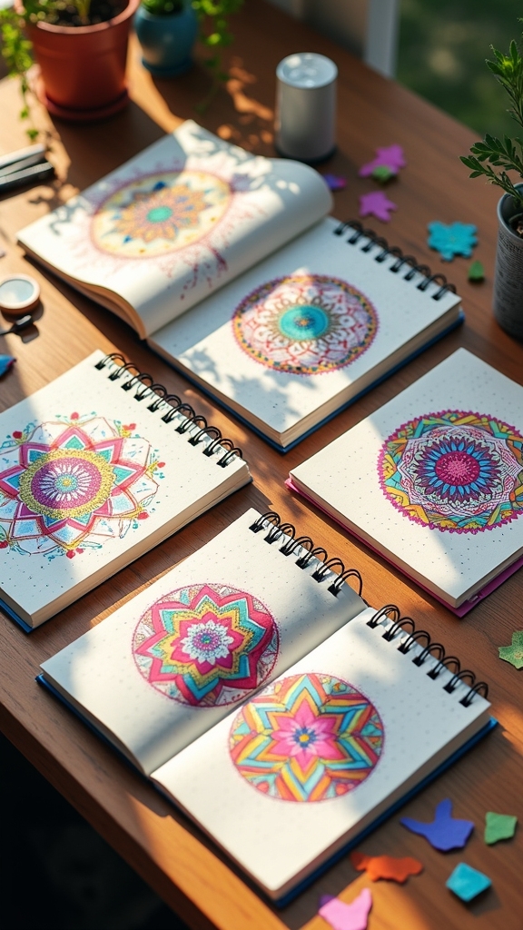 artful geometric journaling experience