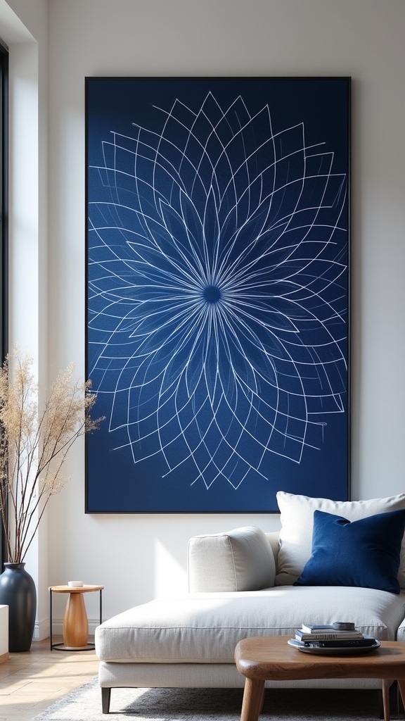 bold oversized mandala art