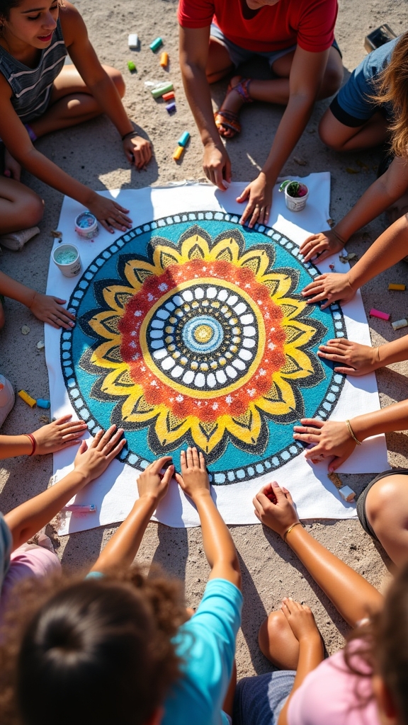 collaborative art community experience
