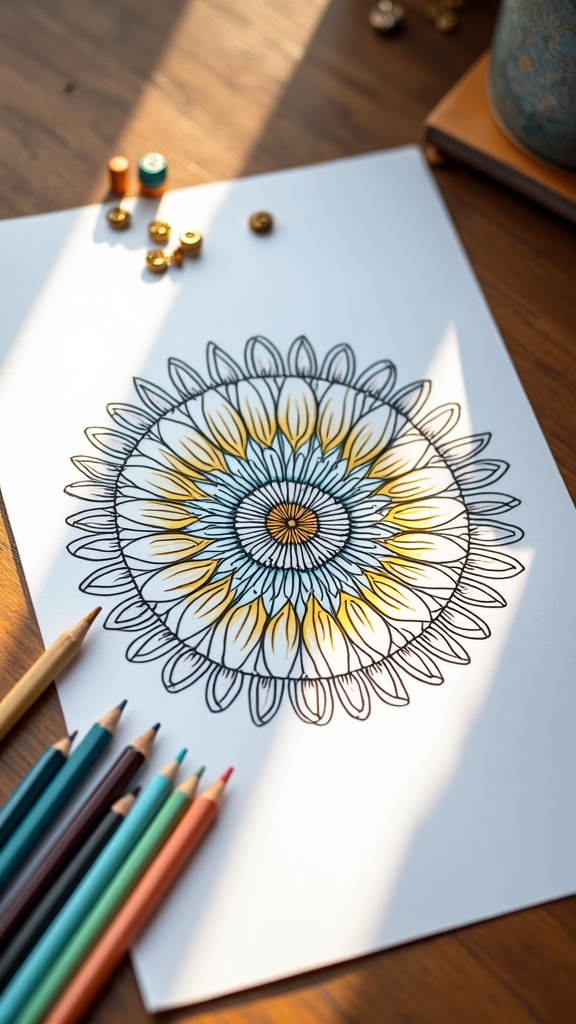 colorful relaxation through creativity