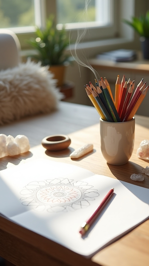 create a peaceful workspace