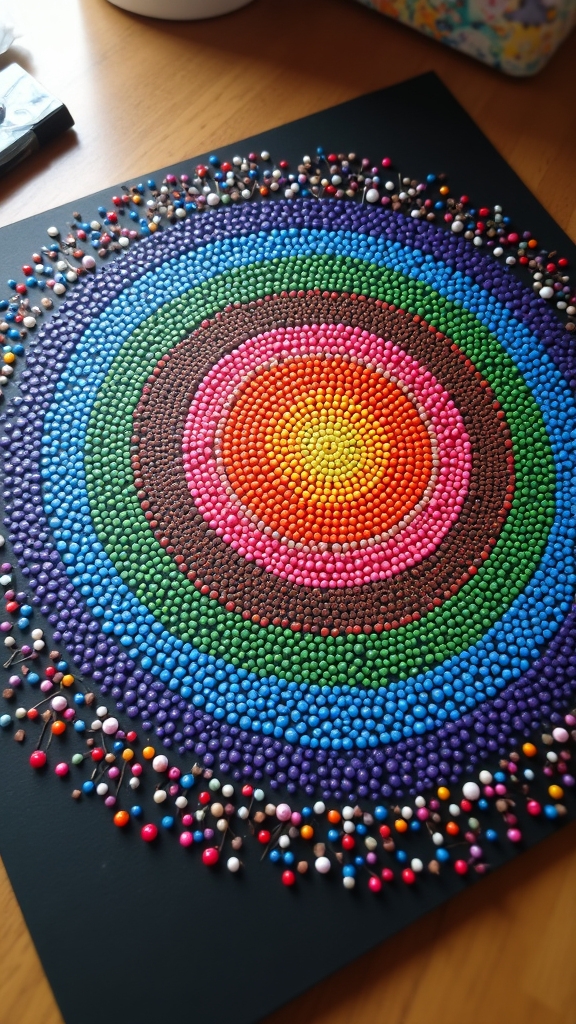 creative dotting with household items