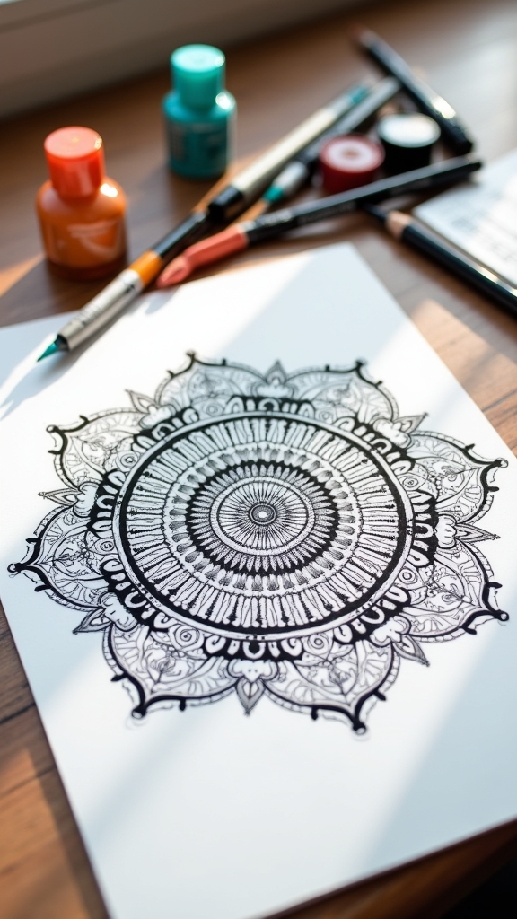 creative flow through doodling