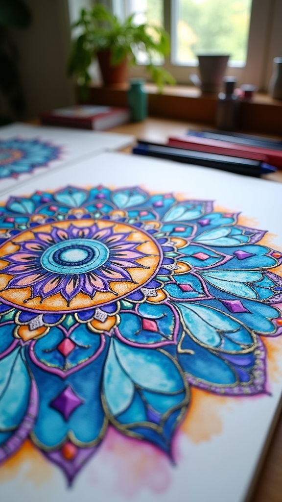 creative mindfulness through mandalas