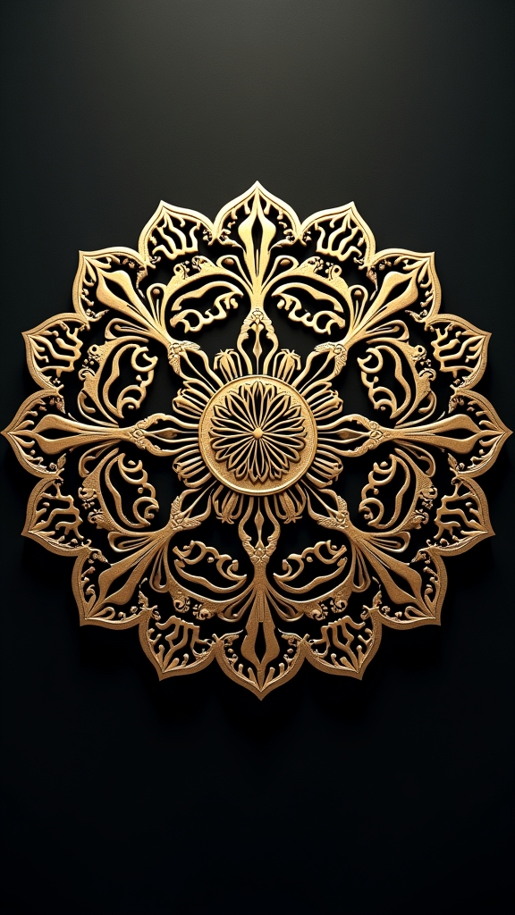 elegant gold arabesque backgrounds