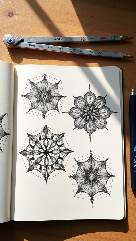 geometric grids enhance creativity