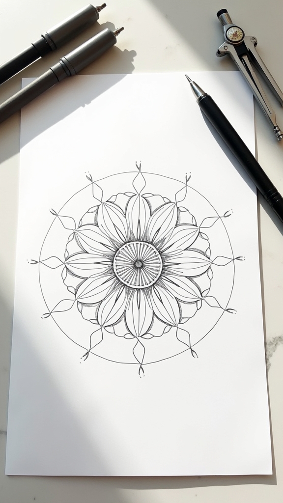 geometric mandalas with symmetry