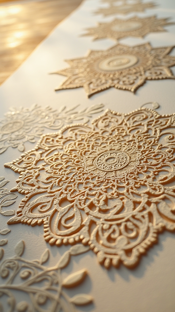 intricate lacework mandala techniques