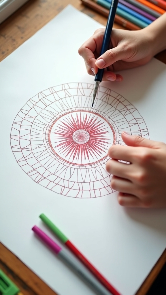 mandala drawing setup guide
