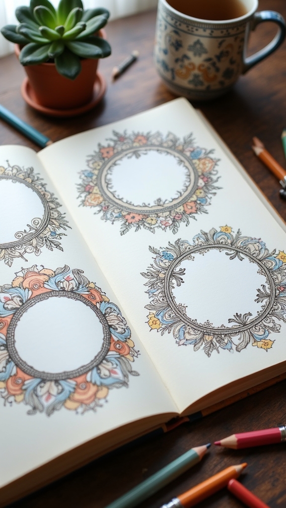 mandala quote framing art