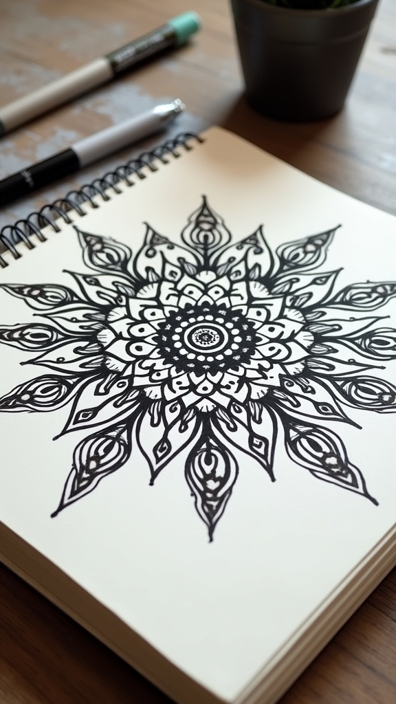 mandalas emphasize negative space
