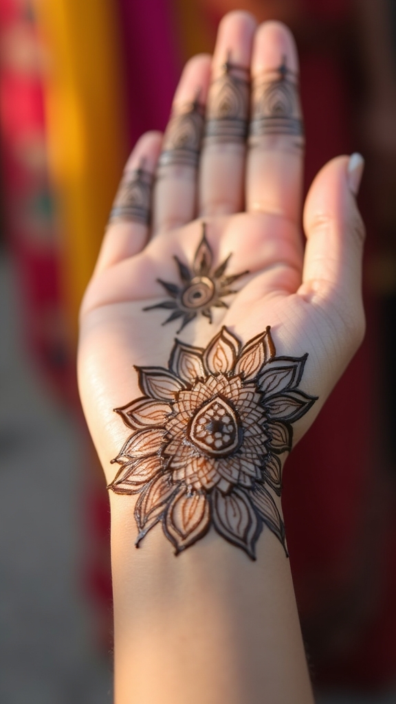 meaningful mandala lotus designs