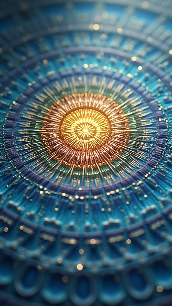 meditative circle coloring experience
