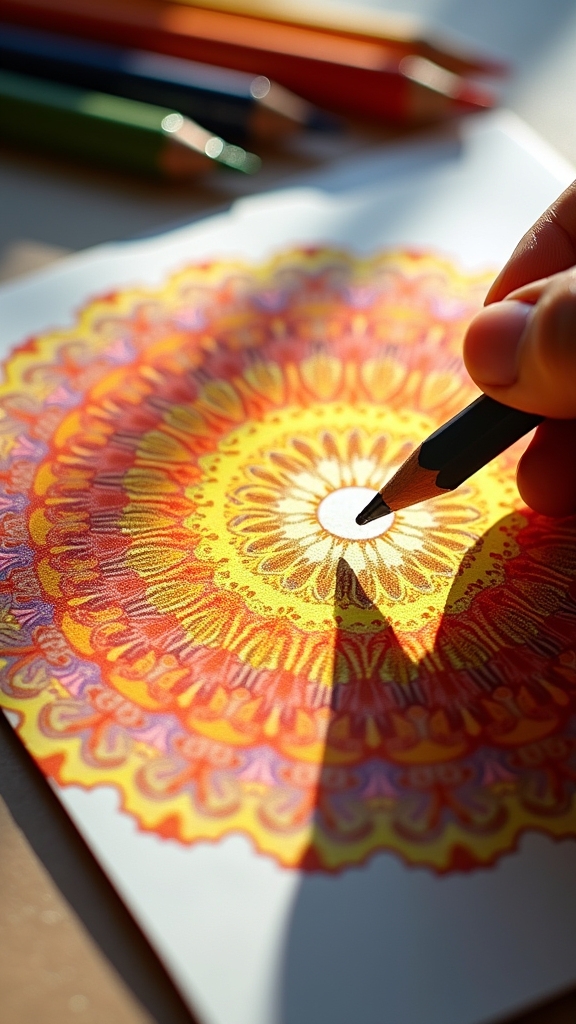 mindful coloring for relaxation
