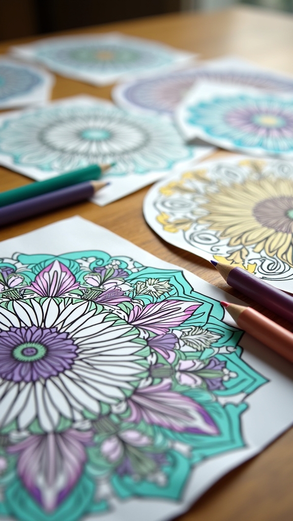 mindful coloring for relaxation