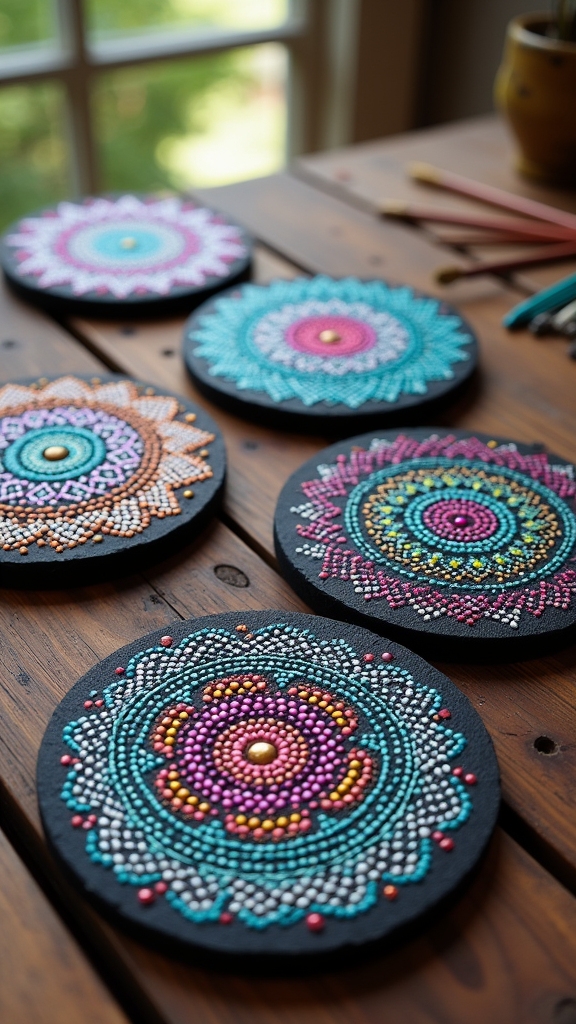 mindful dot placement art
