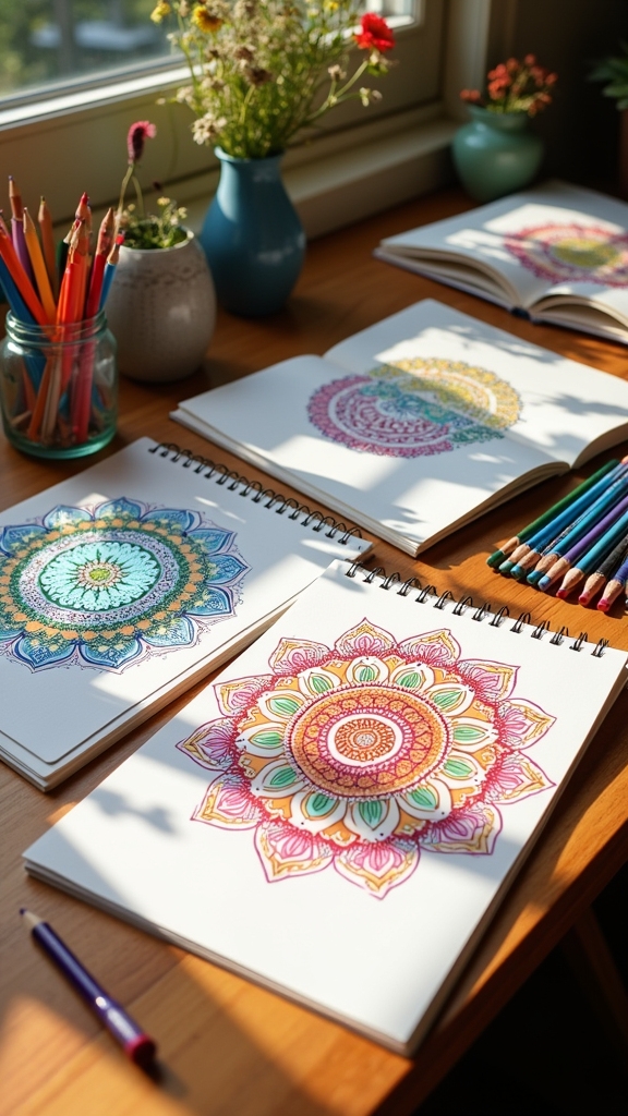 mindfulness through creative coloring