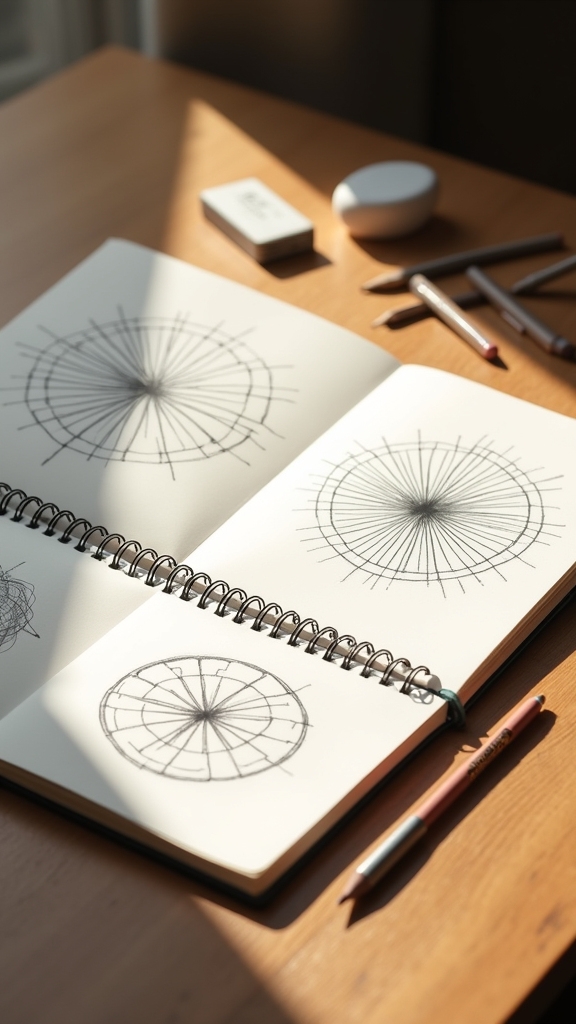 minimalist mandala sketching benefits