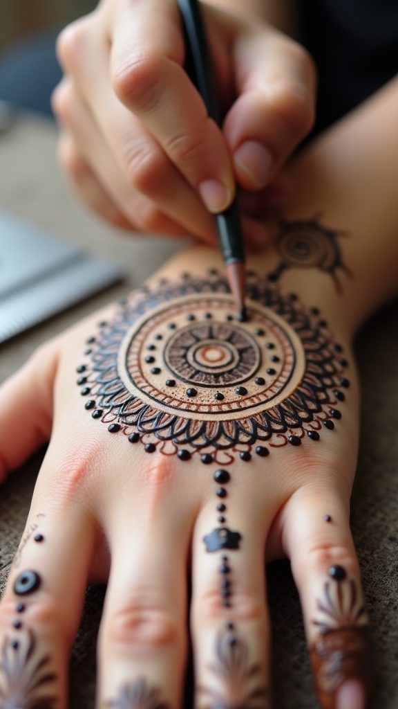 perfect mandala symmetry techniques