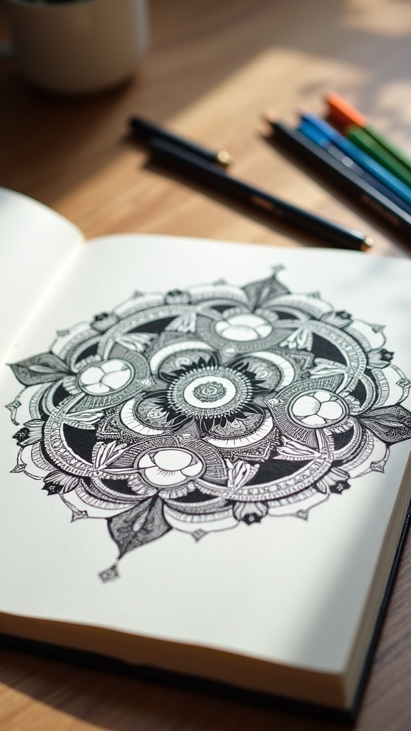 relaxing repetitive pattern creation