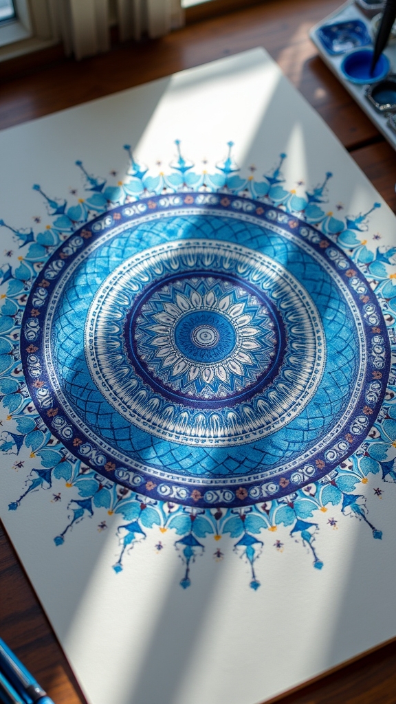 sacred geometric mandala art