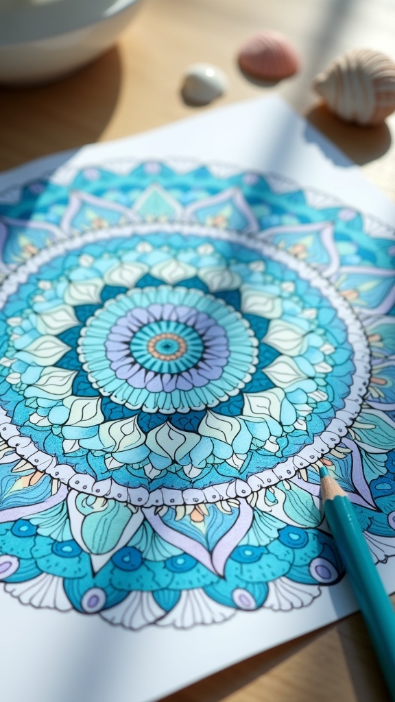 soothing ocean wave patterns