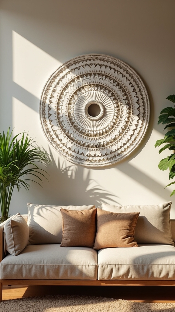 sparkling geometric mandala accents