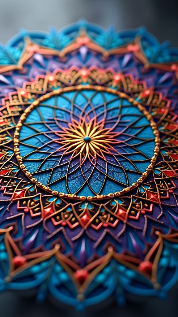 triangular mandalas inspire creativity