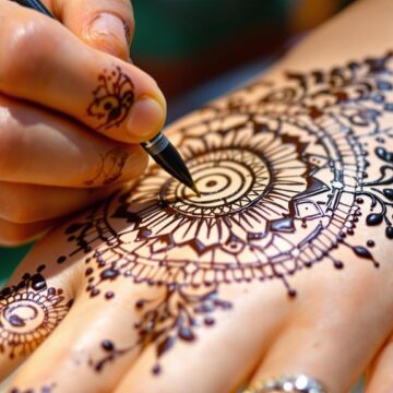 vibrant mandala mehndi techniques