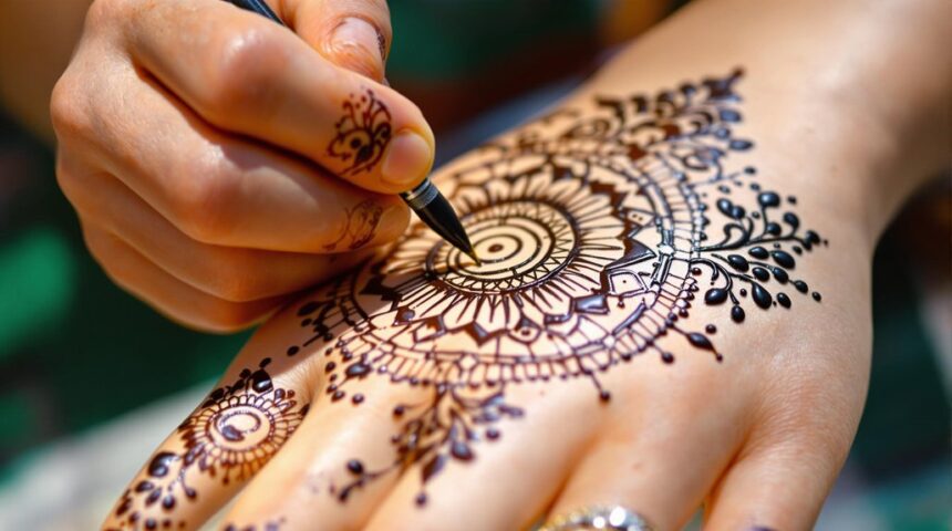 vibrant mandala mehndi techniques
